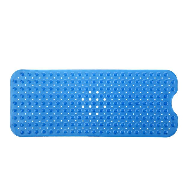 XL Non-Slip Bathtub Mat with Drain Holes Red - Slipx Solutions