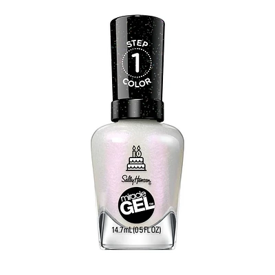 Sally Hansen Miracle Gel Nail Polish - One Gel of a Party Collection - 730 Twinkle Whites - 0.5 fl oz