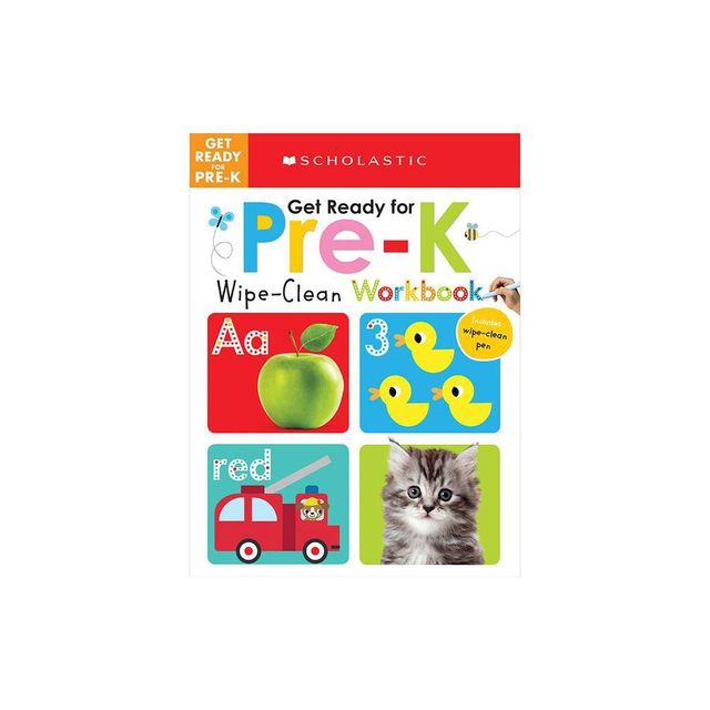 Get Ready for PreK WipeClean Workbooks - by Scholastic (Paperback)