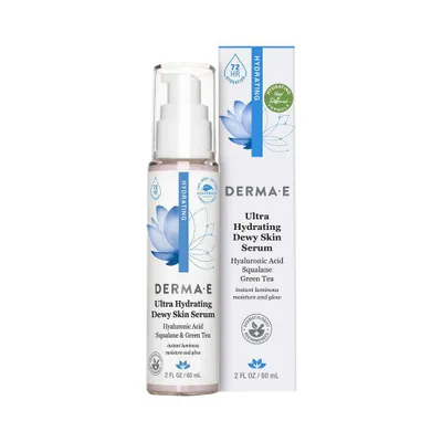 derma e Ultra Hydrating Dewy Skin Face Serum - 2 fl oz