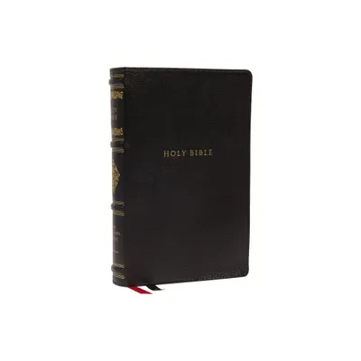 Nkjv, Personal Size Reference Bible, Sovereign Collection, Leathersoft, Black, Red Letter, Thumb Indexed, Comfort Print - by Thomas Nelson