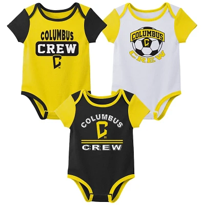MLS Columbus Crew Infant Boys 3pk Bodysuit