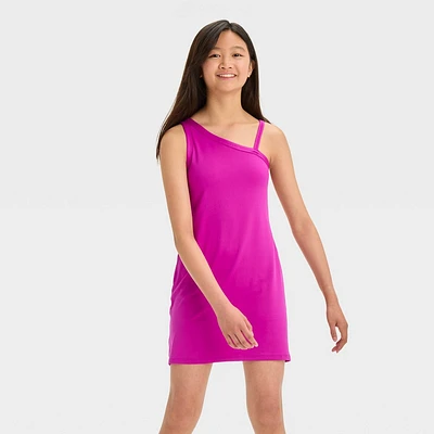 Girls Asymmetrical Active Dress