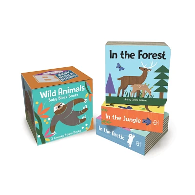 Baby Block Books: Wild Animals - by Duopress Labs (Board Book)