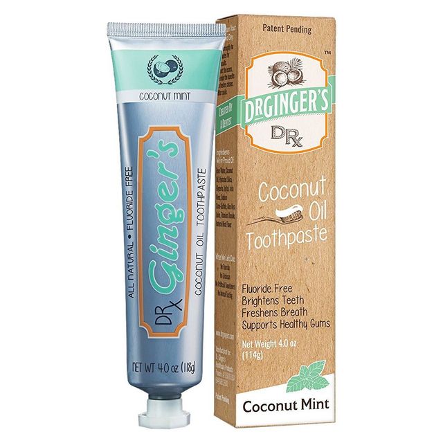 Dr. Gingers Natural Toothpaste - Coconut Mint - 4oz