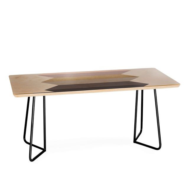 Deny Designs Iveta Abolina Bloc de Couleur Coffee Table Black