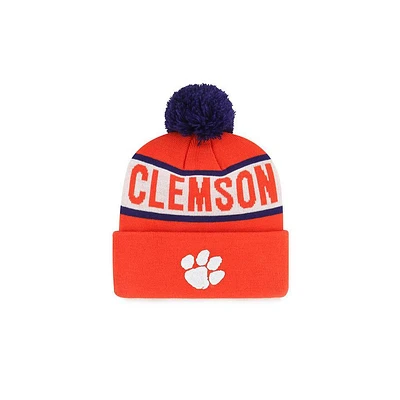 NCAA Clemson Tigers Knit Cuffed Pom Beanie