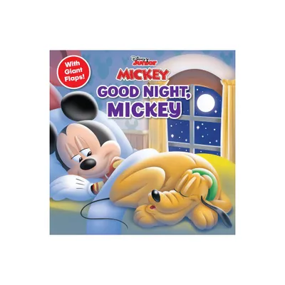 Disney Mickey Mouse Funhouse: Good Night, Mickey! - (8x8 with Flaps) by Marilyn Easton (Paperback)