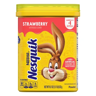 Nestle Nesquik Strawberry Flavor Powder - 18.7oz