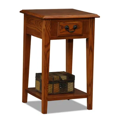 Powell Favorite Finds Square Side Table Medium Oak Finish : 20x20 Inch Polyester, Machine Washable Cloth Napkins