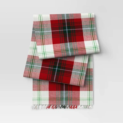 72x14 Plaid Table Runner - Threshold