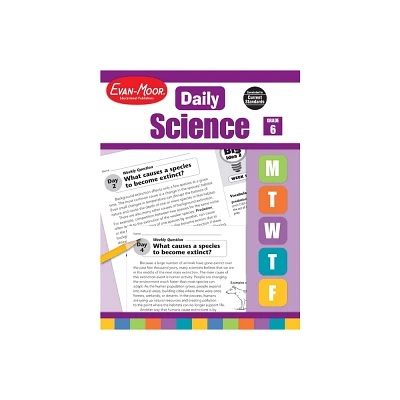 Daily Science, Grade 6 Teacher Edition - by Evan-Moor Educational Publishers (Paperback)