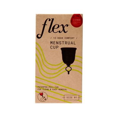 Flex Beginner Full Fit Menstrual Cup + Menstrual Discs - 3ct