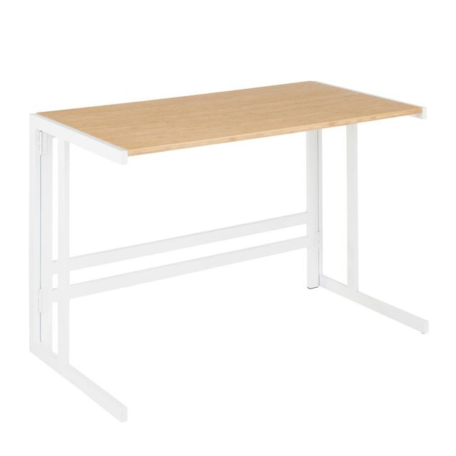 Roman Industrial Office Desk Natural - LumiSource