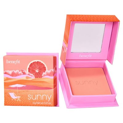 Benefit Cosmetics WANDERful World Silky-Soft Powder Blush - Sunny Warm Coral Blush - 0.21oz - Ulta Beauty