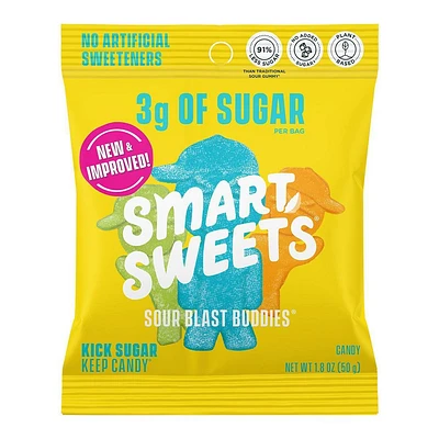 SmartSweets Sour Blast Buddies Sour Gummy Candy - 1.8oz