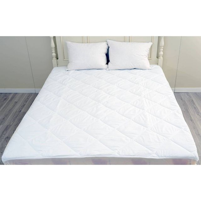 Waterproof Down Alternative Mattress Pad - Springloft: Hypoallergenic, Fits 18 Depth