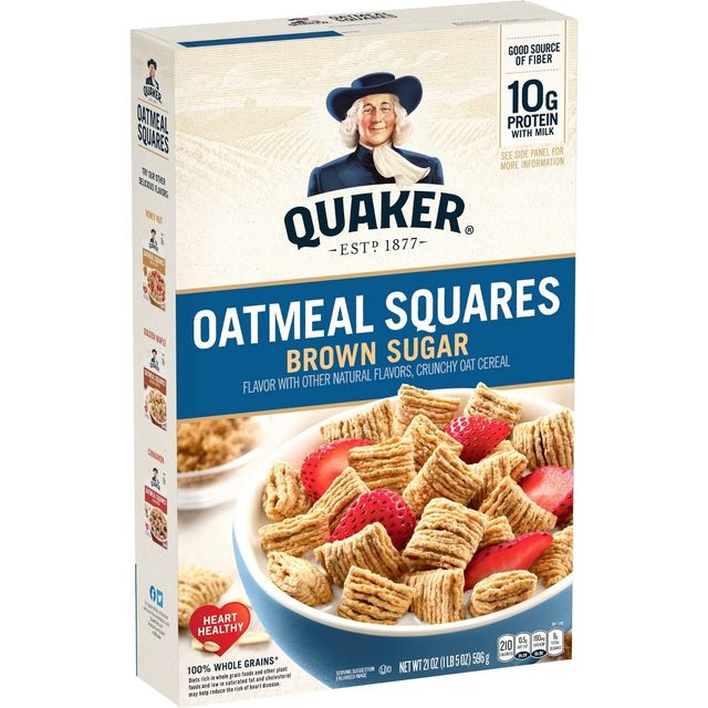 Oatmeal Squares Brown Sugar Large Box - oz - Quaker