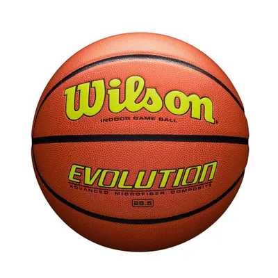 Wilson 28.5 Evolution Game Basketball - Optic Yellow