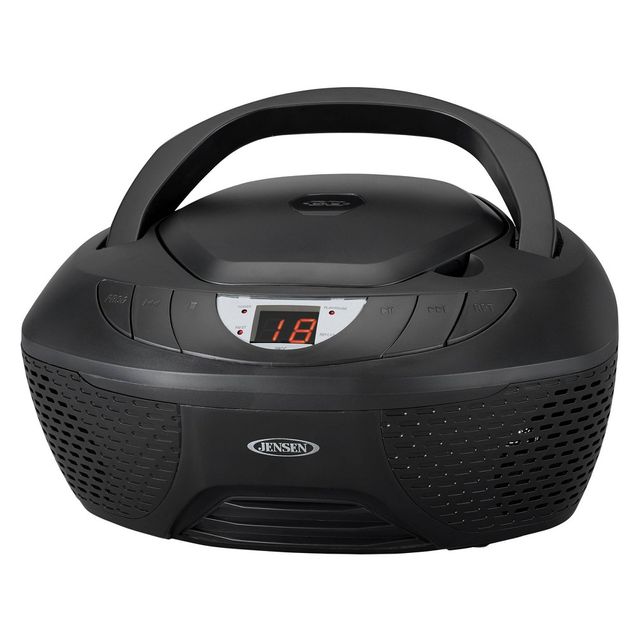 Jensen Portable AM/FM Stereo CD Player with Bluetooth Black CD-560