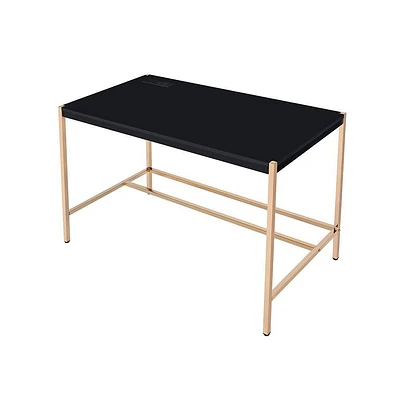 42 Midriaks Writing Desk /Gold Finish - Furniture