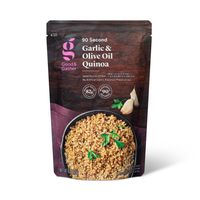 90 Second Garlic & Olive Oil Quinoa Microwavable Pouch - 8oz - Good & Gather