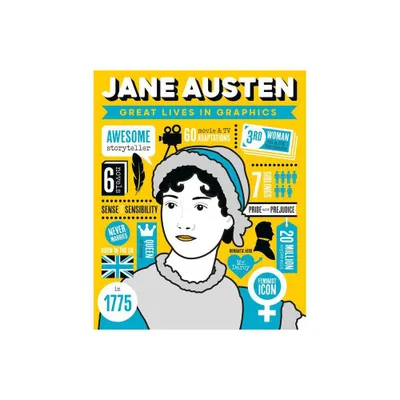 Great Lives in Graphics: Jane Austen - by Button Books (Hardcover)