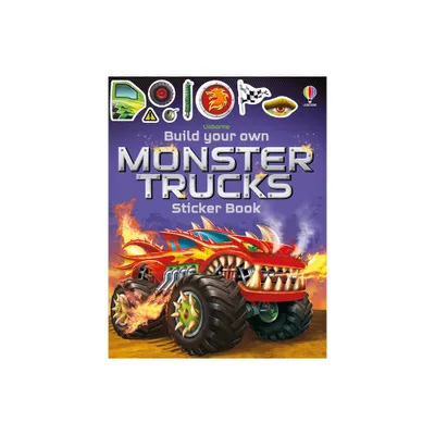 Build Your Own Monster Trucks Sticker Book - by Simon Tudhope