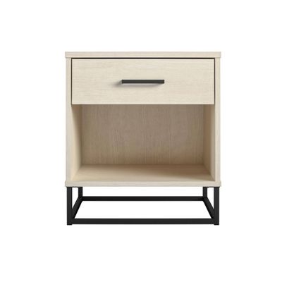 Kelly Nightstand Ivory Oak - Novogratz