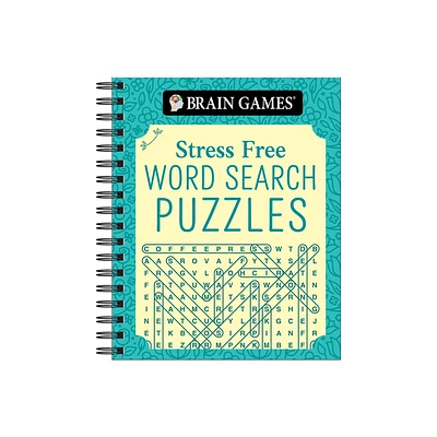 Brain Games - Stress Free: Word Search Puzzles (320 Pages) - by Publications International Ltd & Brain Games (Spiral Bound)