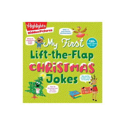 Hidden Pictures My First Lift-The-Flap Christmas Jokes - (Highlights Joke Books) (Paperback)