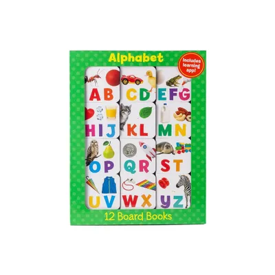 Alphabet (12 Board Book Set) - (Early Learning) by Little Grasshopper Books & Publications International Ltd