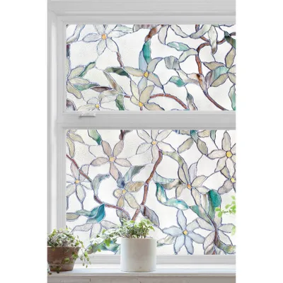 24 x 36 Jasmine Window Film - Artscape: Vinyl Static Cling Tint for Home Privacy
