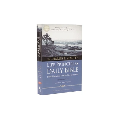 Charles F. Stanley Life Principles Daily Bible-NKJV - by Thomas Nelson (Paperback)