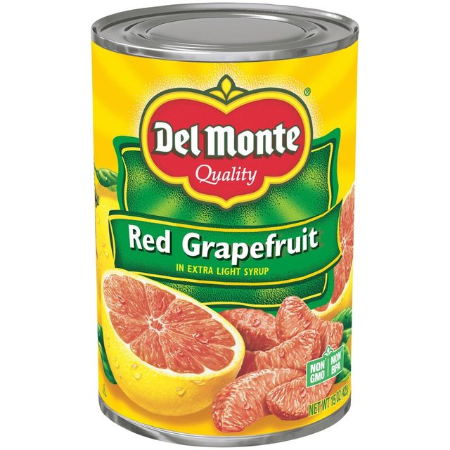 Del Monte Red Grapefruit Sections in Light Syrup 15oz