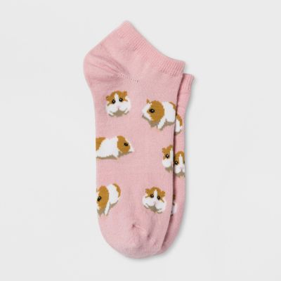 Womens Guinea Pig Low Cut Socks - Xhilaration Pink 4-10