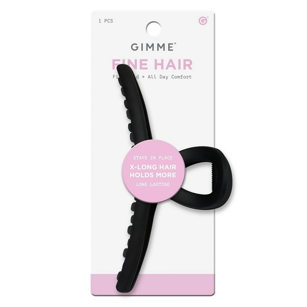 Gimme Beauty Fine Loop Claw Clip - Black