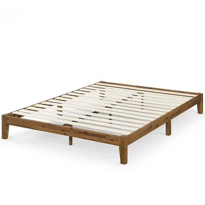Lucinda 10 Wood Platform Bed Frame Brown
