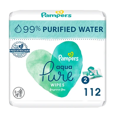 Pampers Aqua Pure Sensitive Baby Wipes