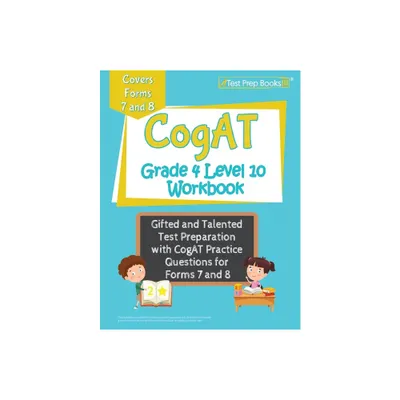 CogAT Grade 4 Level 10 Workbook - by Joshua Rueda (Paperback)