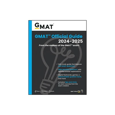 GMAT Official Guide 2024-2025: Book + Online Question Bank - (Paperback)