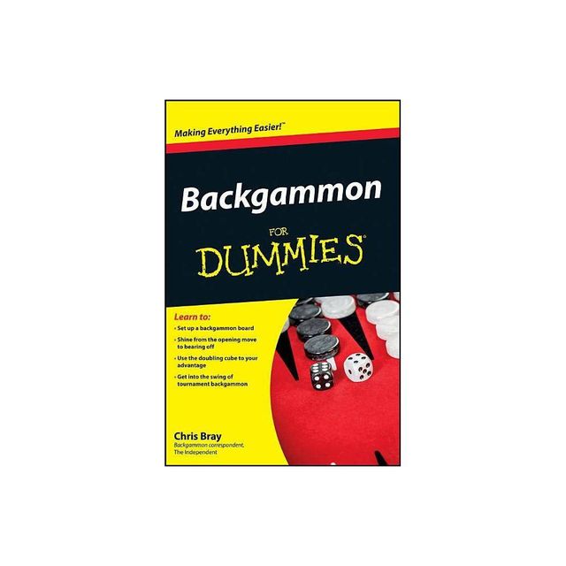 Backgammon for Dummies - (For Dummies) by Chris Bray (Paperback)