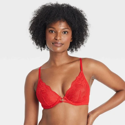 Women Fihnet Lace Unlined Bra