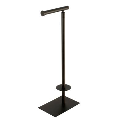 Kingston Brass Claremont Freestanding Toilet Paper Stand Oil Rubbed Bronze : Microfiber, Machine Washable, Non-Slip Backing