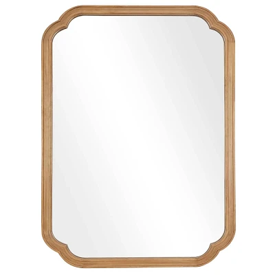 WallBeyond 30x40 Farm Wall Mirror-A Natural Wood