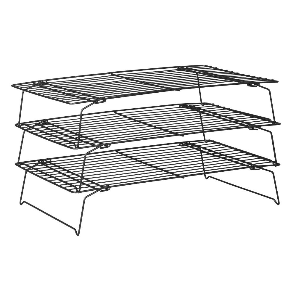 Iris 2 Tier Extendable and Stackable Metal Shoe Rack Black