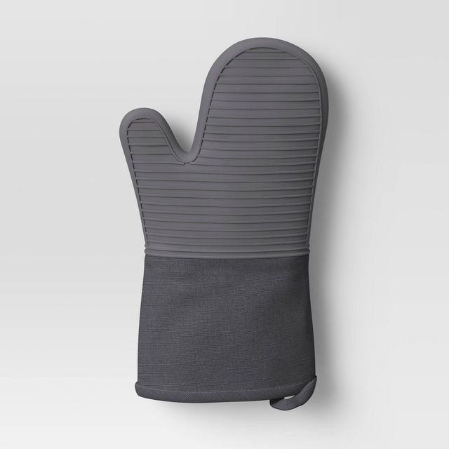 Cotton Oven Mitt Dark Gray - Threshold™