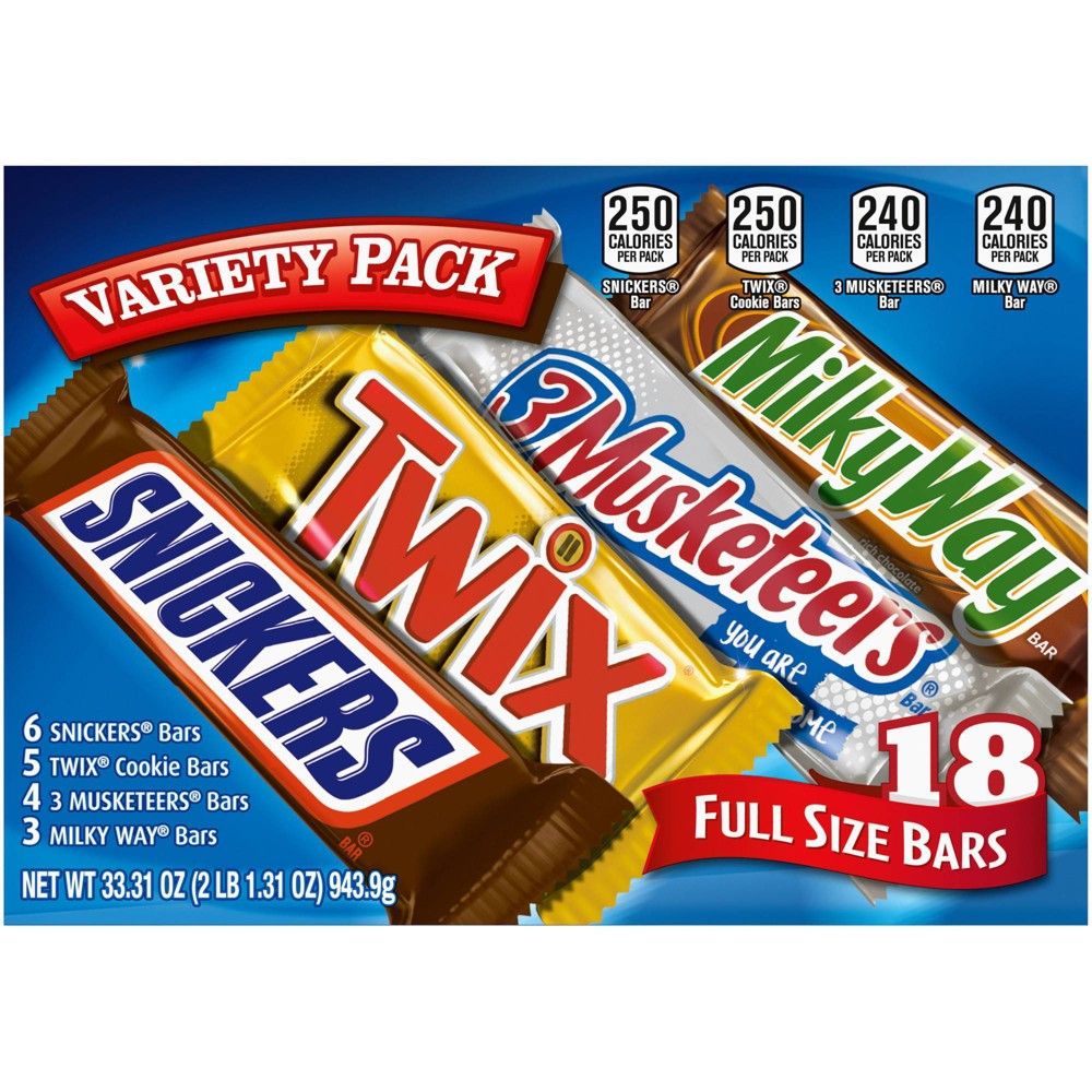 M&M'S, Twix, Snickers & More Bulk Chocolate Candy Variety