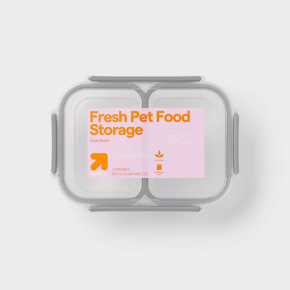 Dual Sided Fresh Pet Food Storage - up&up