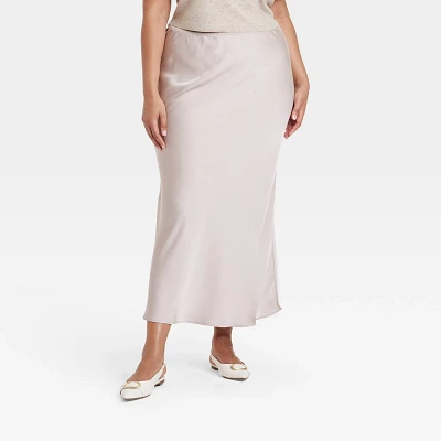 Women Maxi Slip Skirt